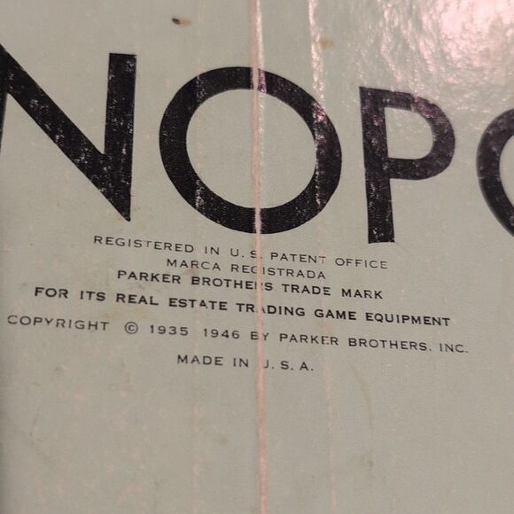 Vintage 1950's version of Parker Brother’s Monopoly game Antique - Picture 15 of 15